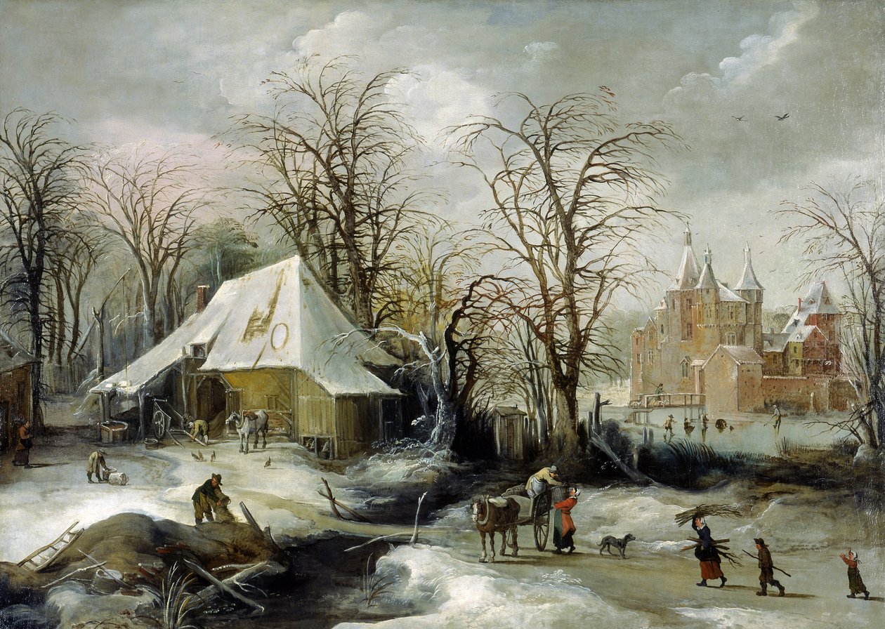 Winter Landscape by Joos or Josse de Momper