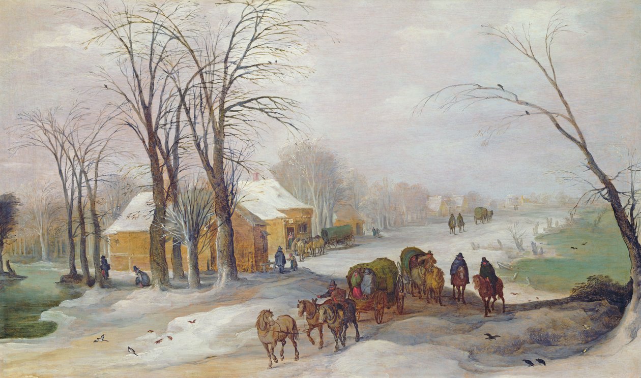 Winter Landscape by Joos or Josse de Momper