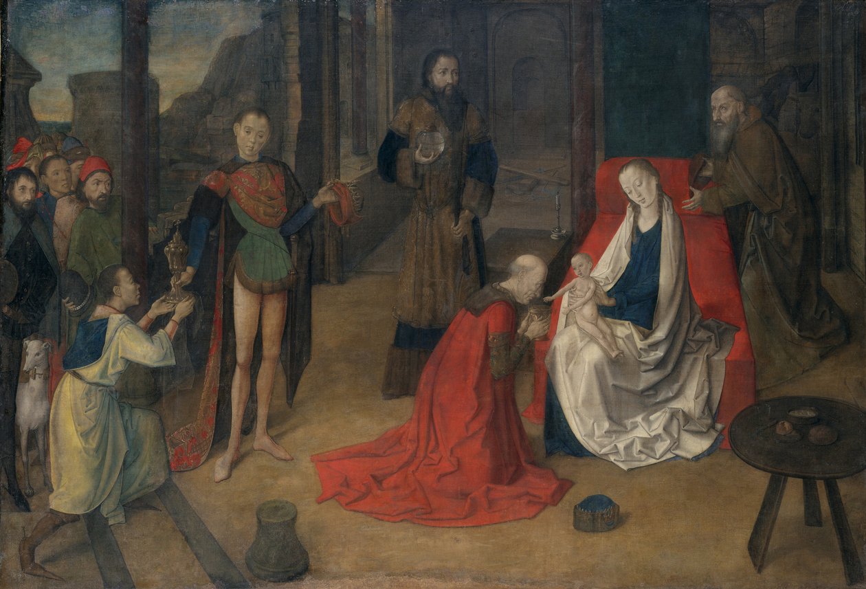 Adoration of the Magi, 1465 by Joos van Wassenove