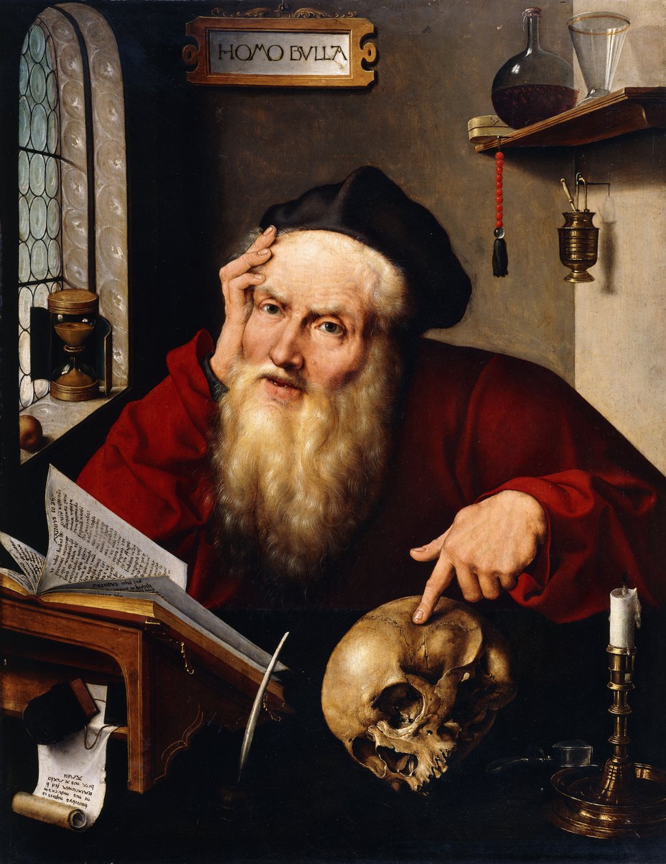 Saint Jerome in his Study by Joos van Cleve
