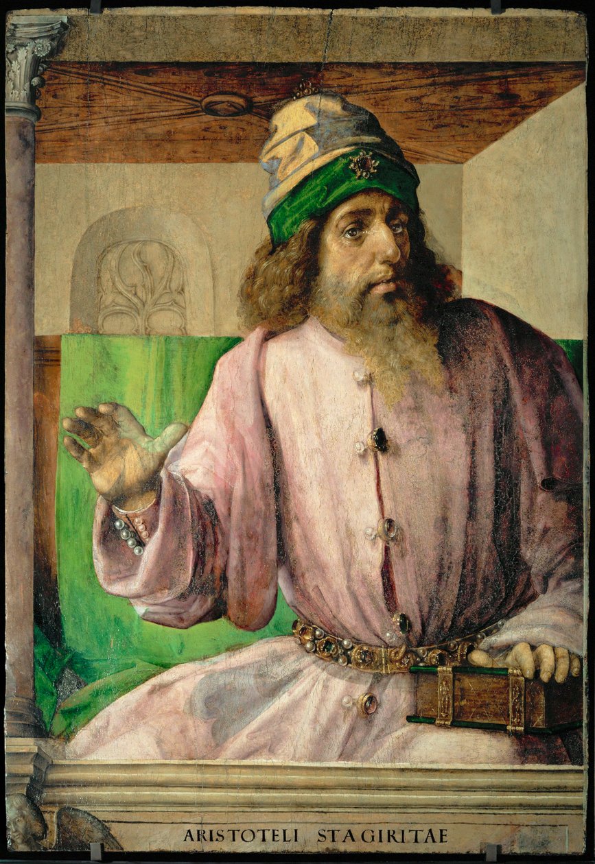 Aristotle, Greek Philosopher by Joos van Gent (fl.1460 75)