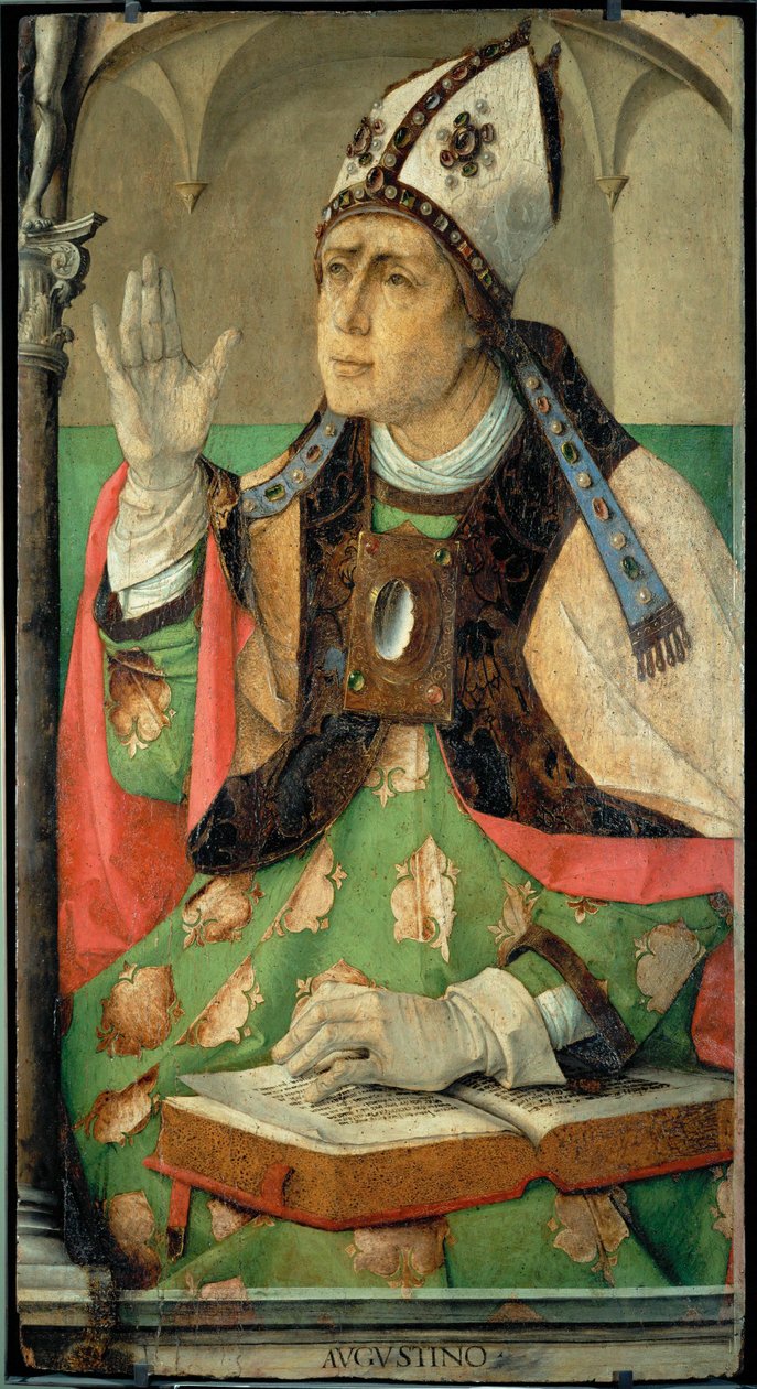Augustine, Saint, Father of the Church by Joos van Gent (fl.1460 75)