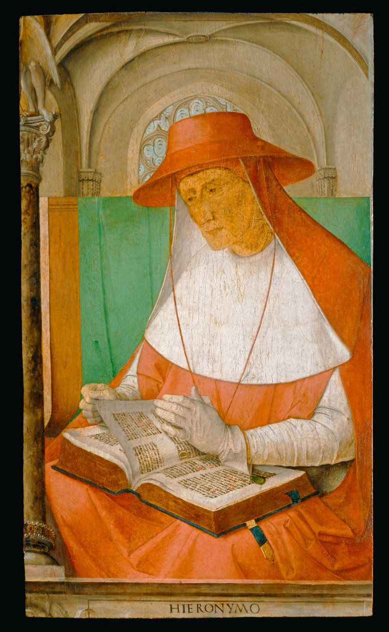 Jerome, Saint, Father of the Church by Joos van Gent (fl.1460 75)