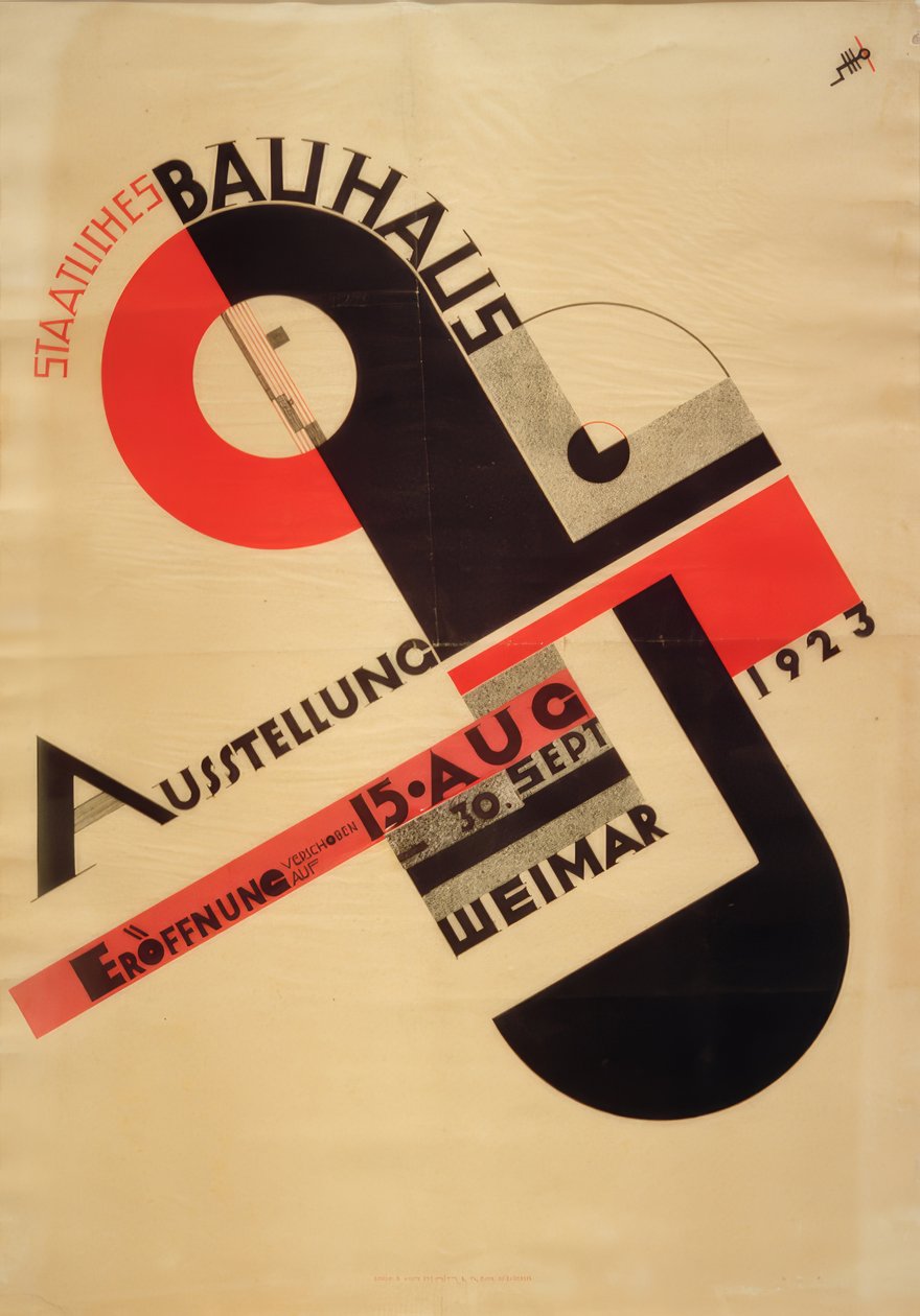 State Bauhaus Exhibition Weimar 1923 by Joost Schmidt