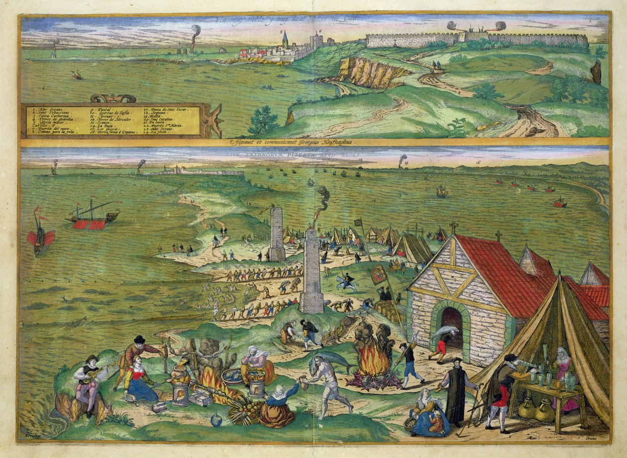 Map of Cadiz, from 