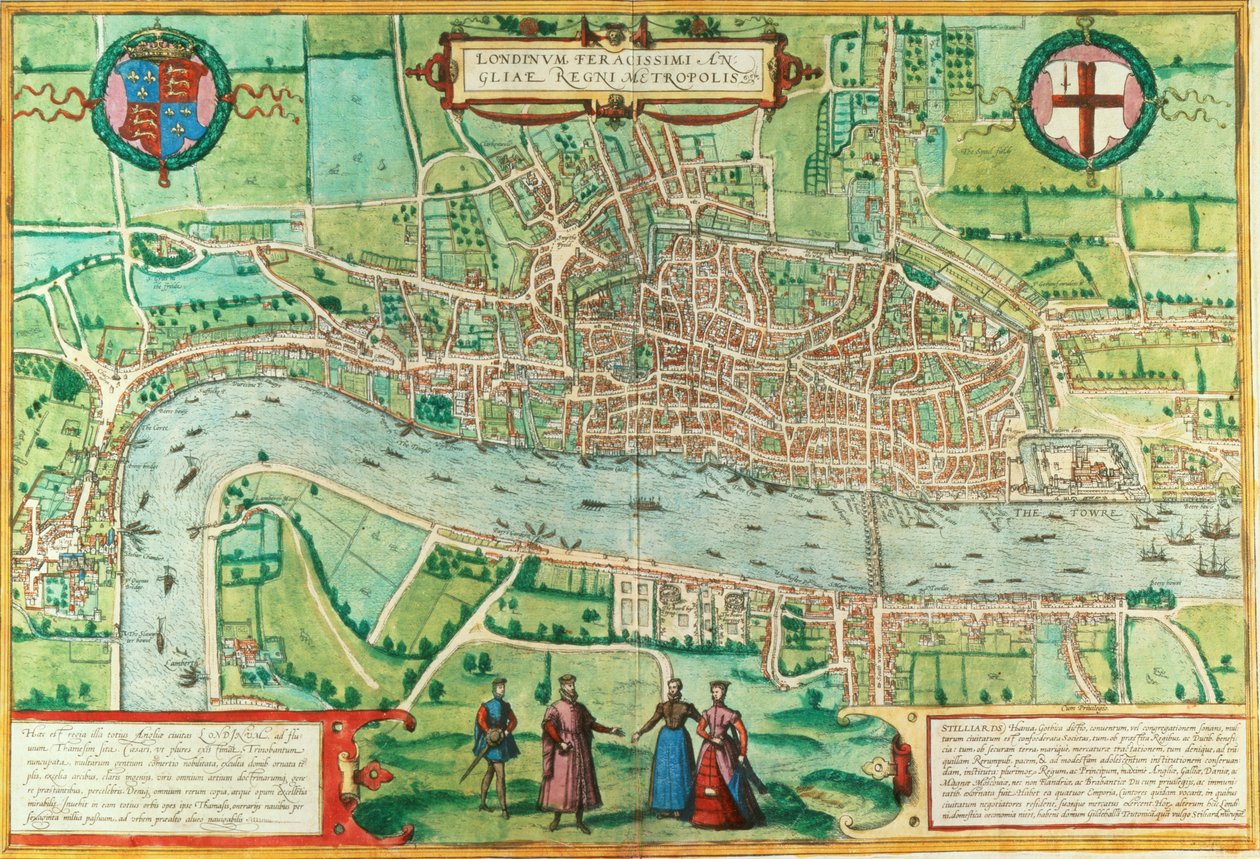 Map of London, from 