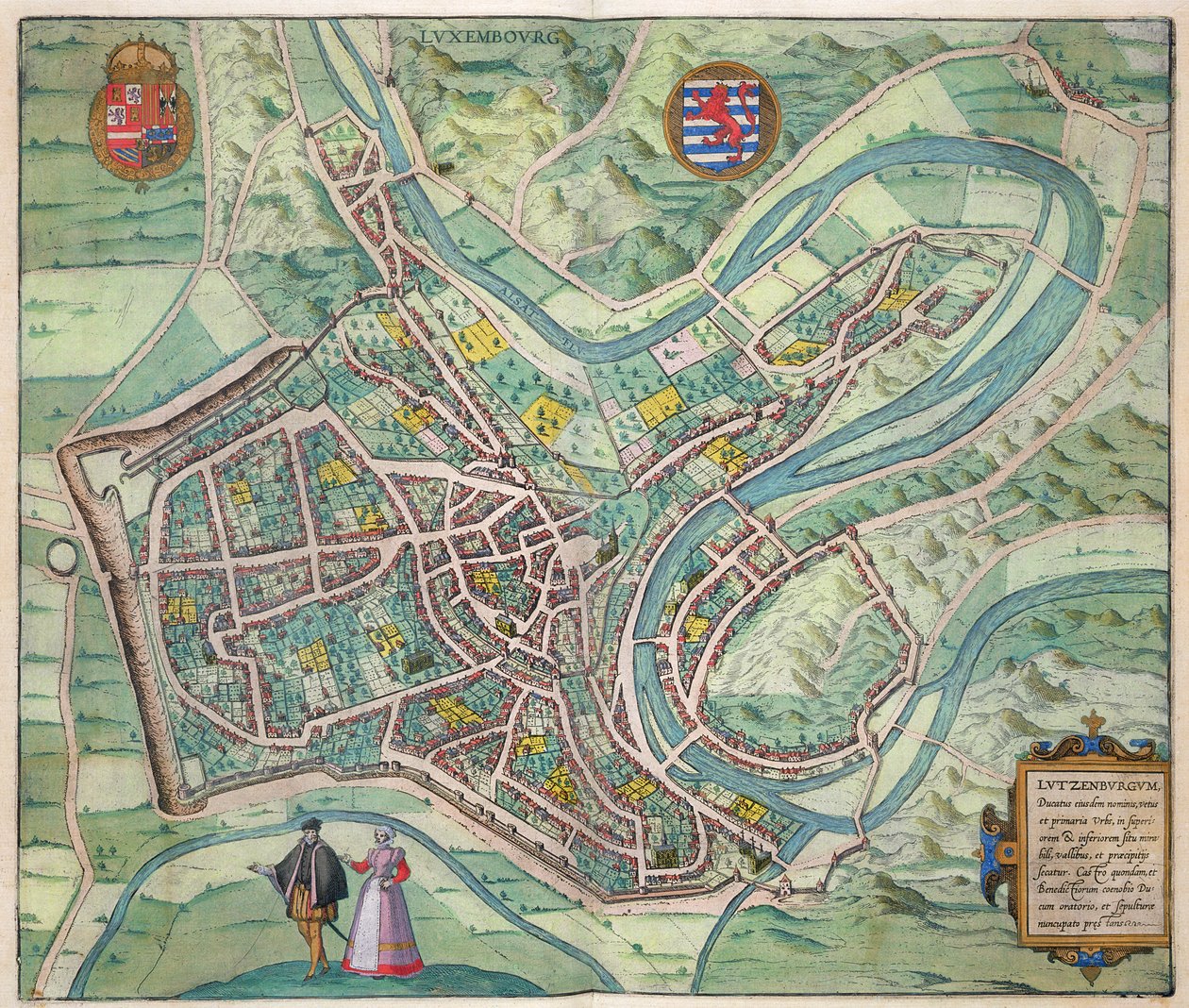 Map of Luxembourg, from 
