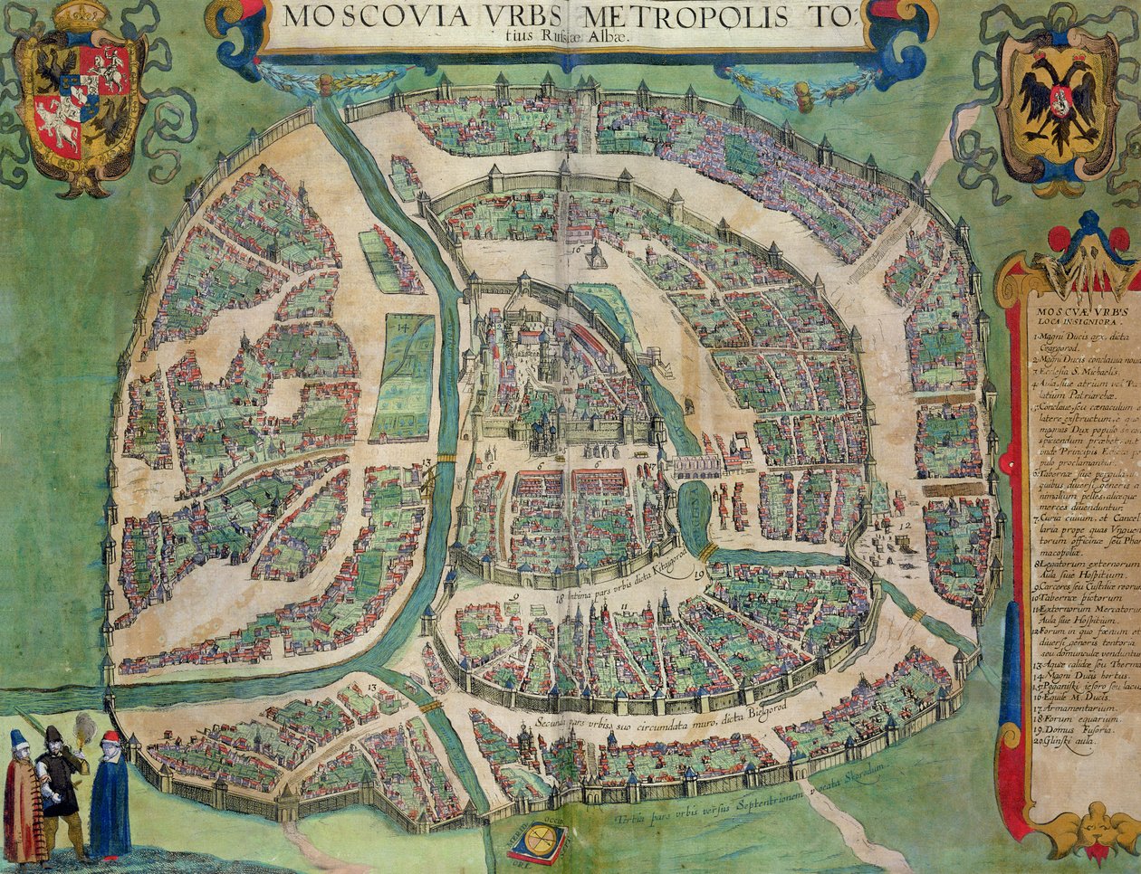 Map of Moscow, from 
