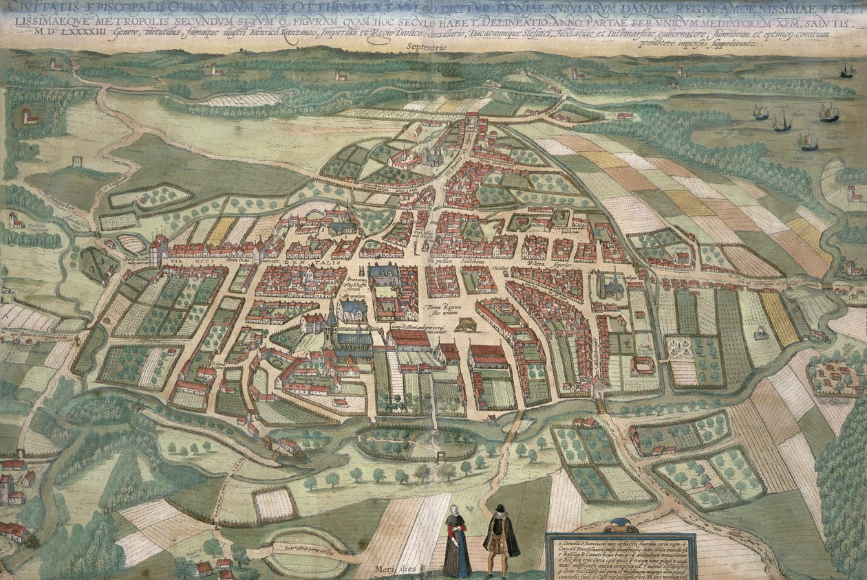 Map of Odense, from 