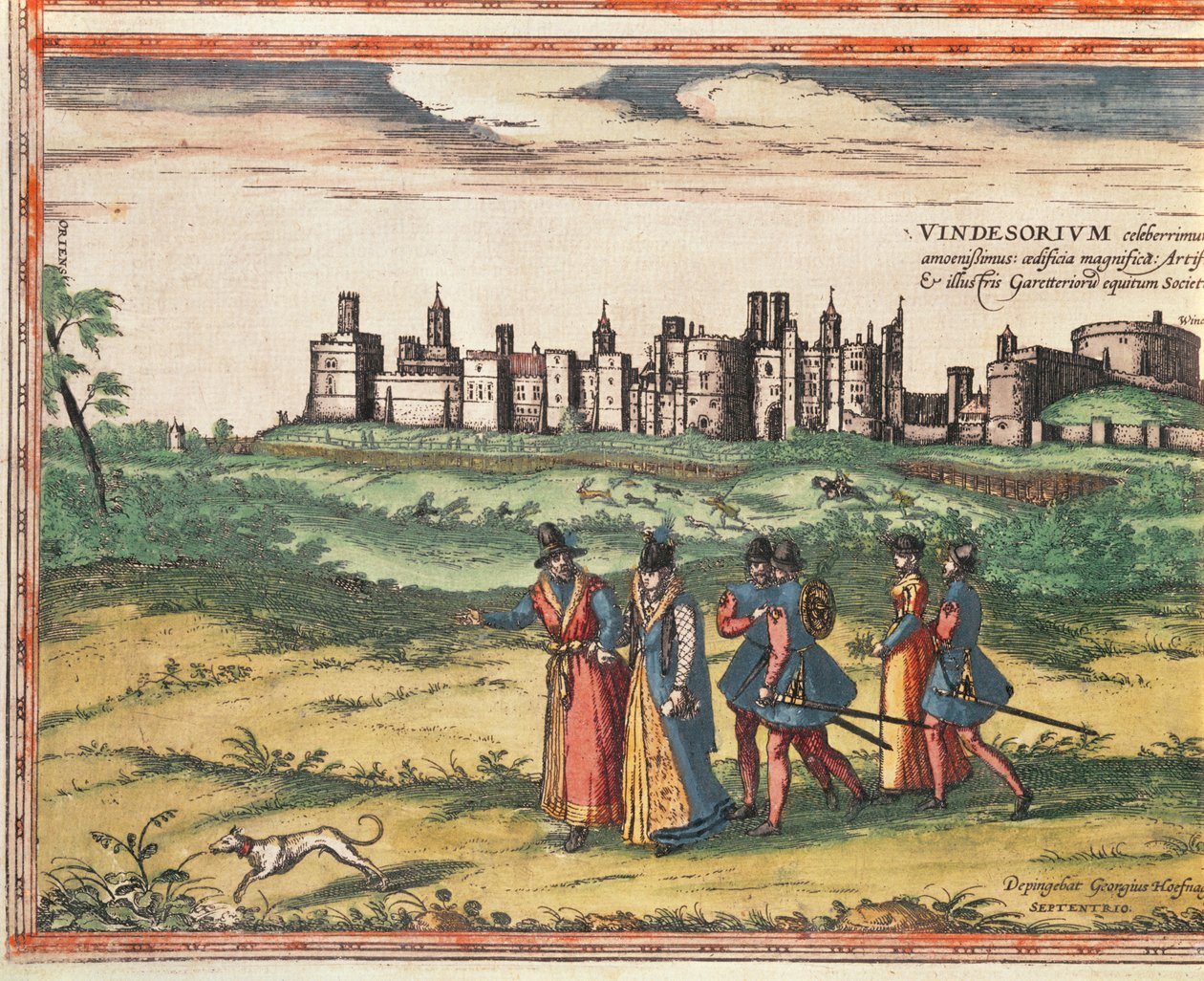 View of Windsor Castle, from 