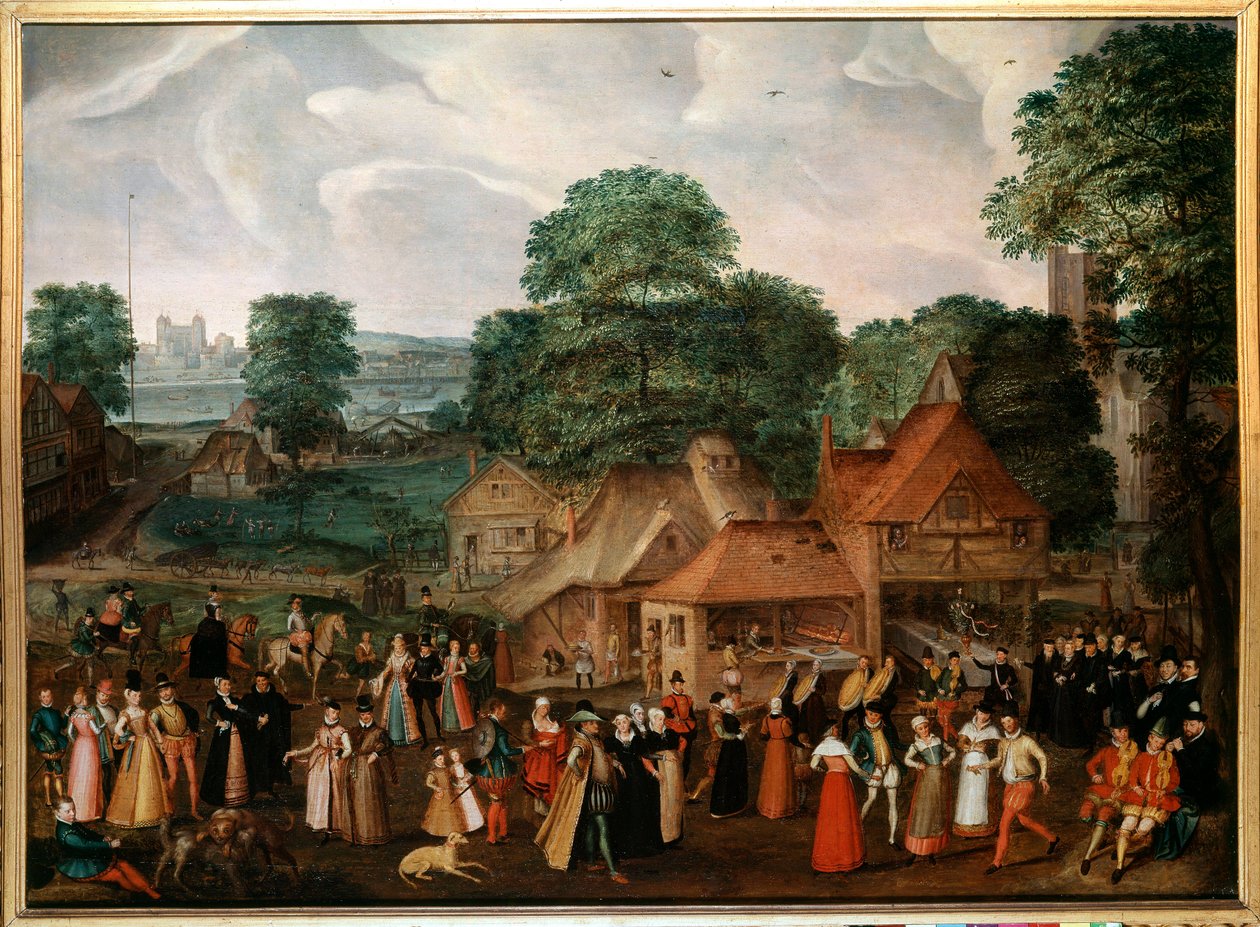 Wedding party in Bermondsey by Joris Hoefnagel