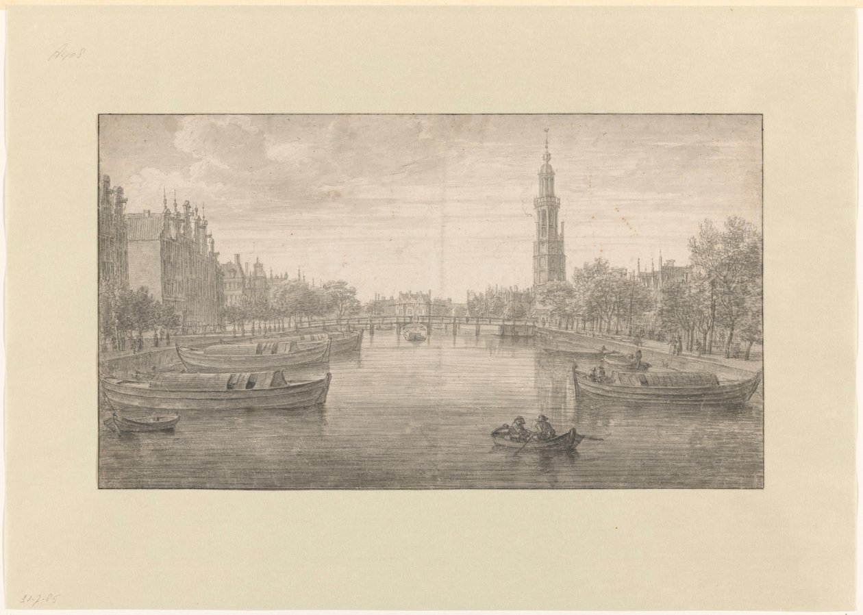 View of the Binnenkant Towards the Oude Schans by Joris van der Haagen