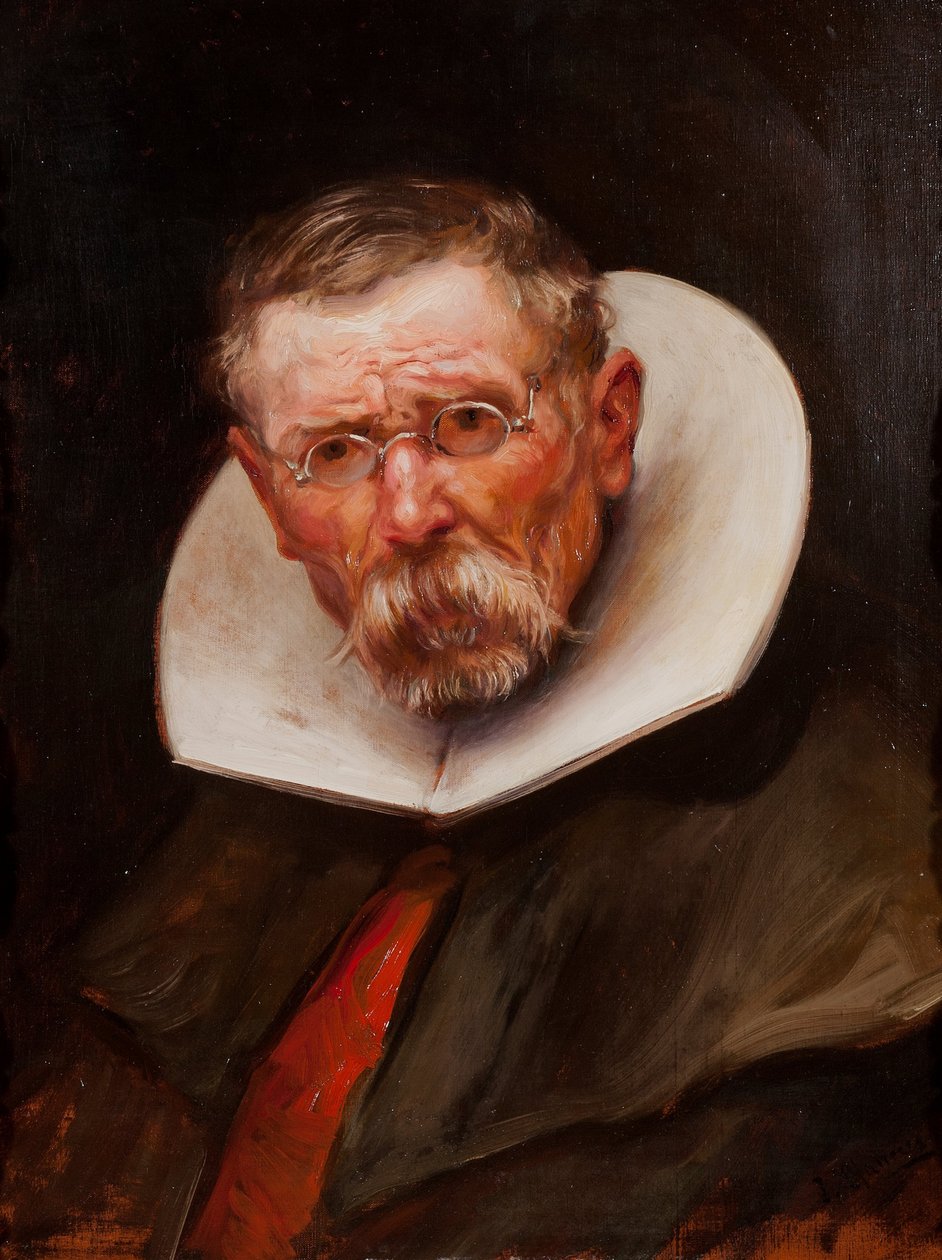 Portrait of an Elderly Man Dressed in the Style of the Reign of Philip III by José Llaneces