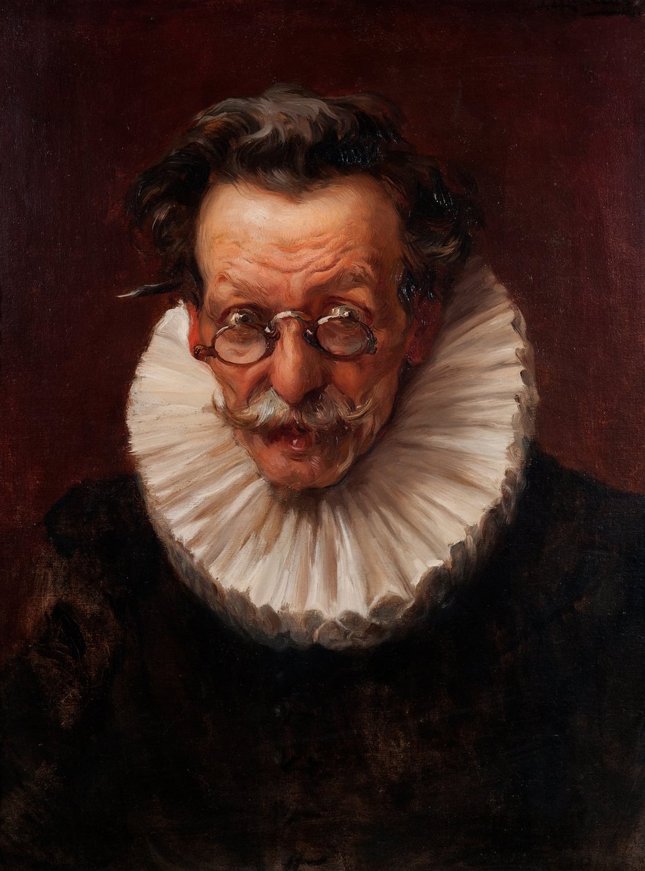 Portrait of an Elderly Man Dressed in the Style of the Reign of Philip IV by José Llaneces