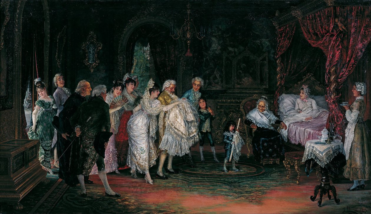 The Christening by José Llovera Bofill