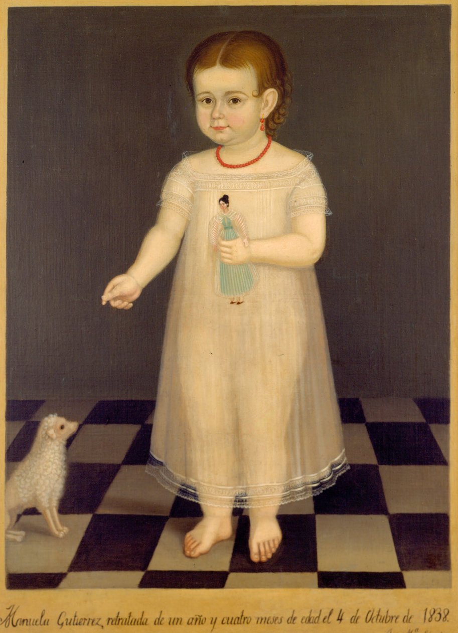 Portrait of Manuela Gutiérrez by José María Estrada