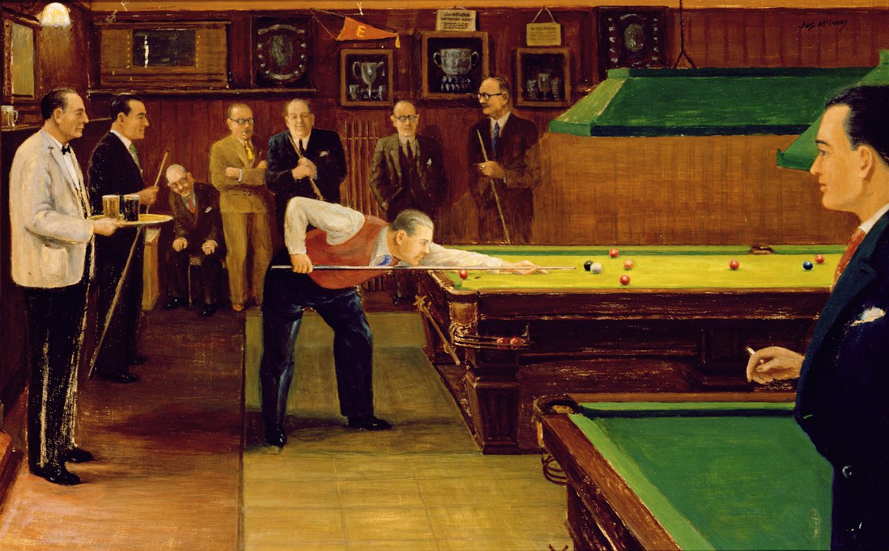 A Snooker Match by Jos McInnes