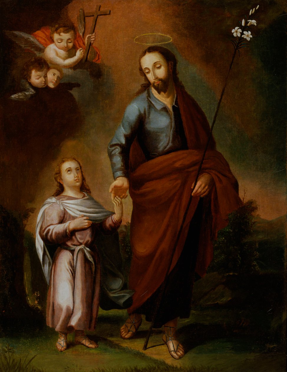 San Jose y el Cristo nino by José Campeche