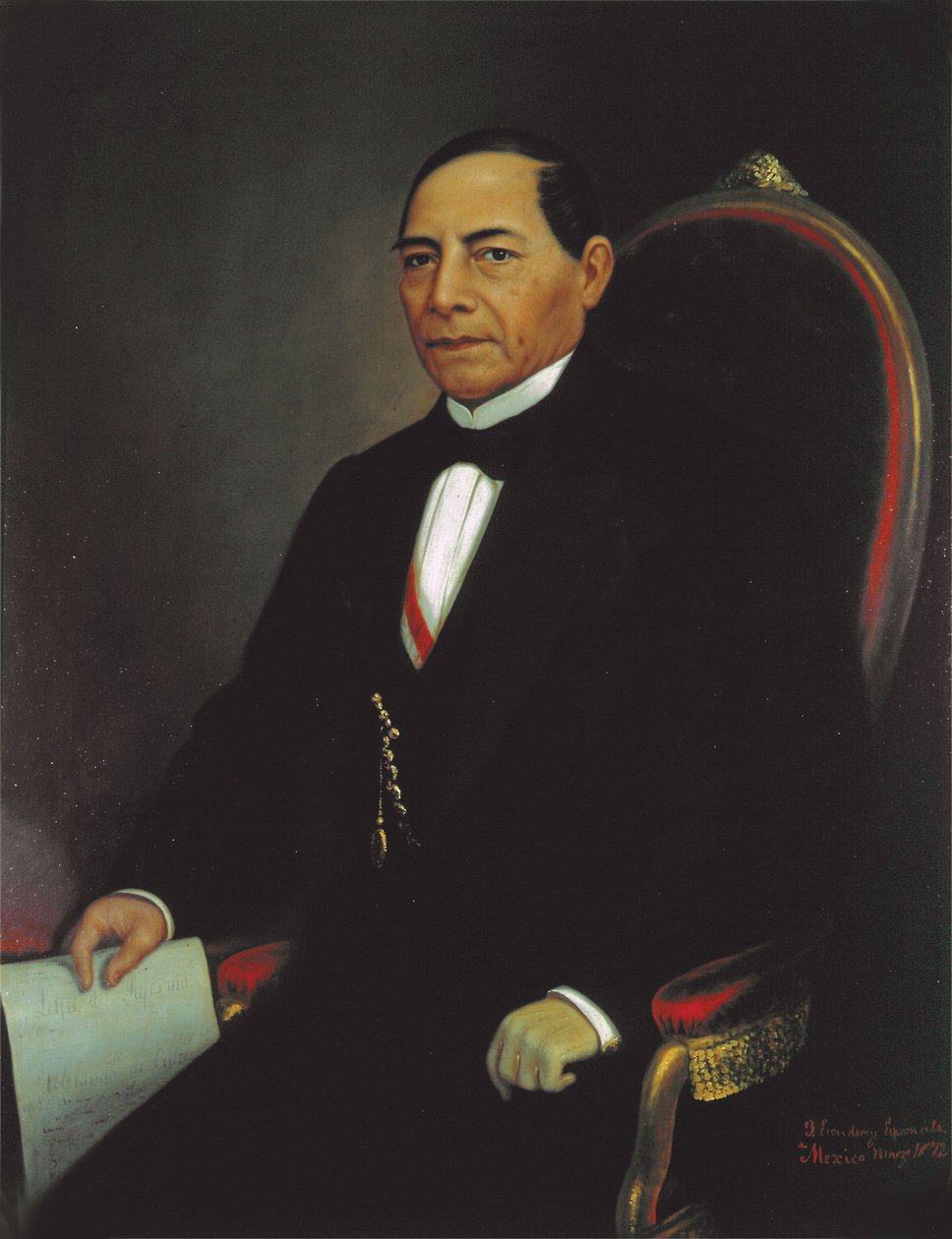 Benito Juárez by José Escudero y Espronceda