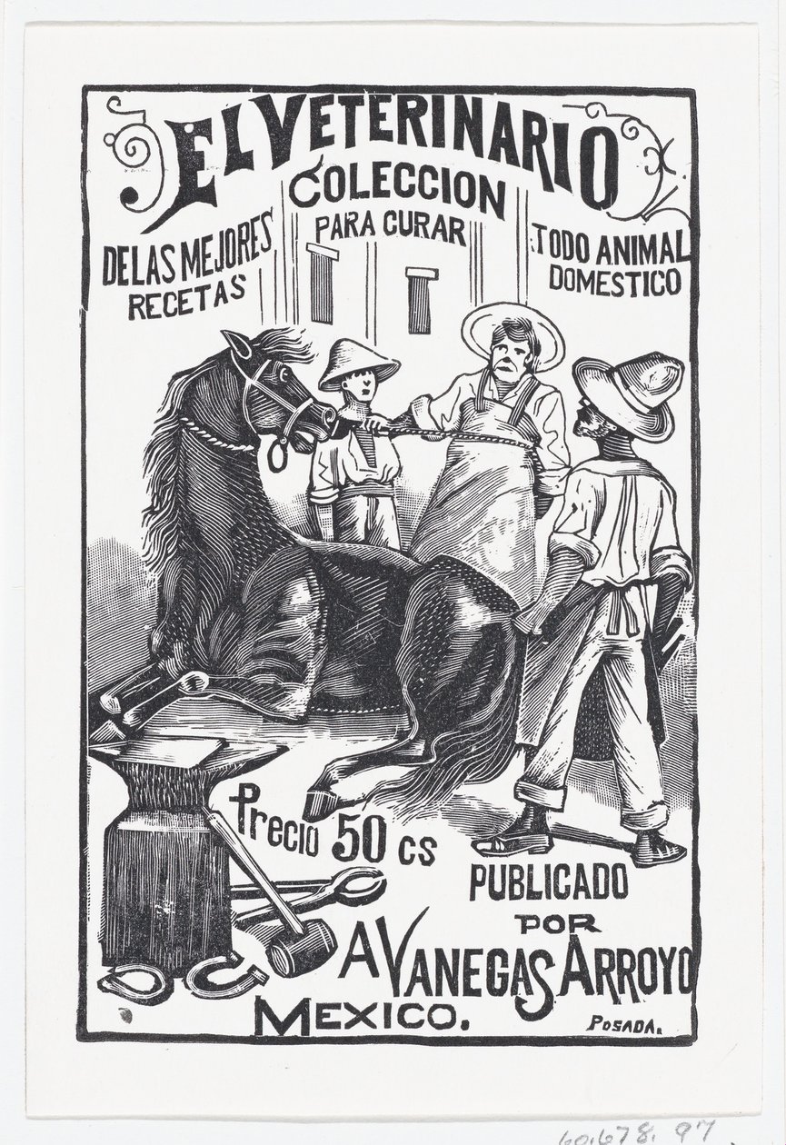 A Group of People Surrounding a Horse, Illustration for 
