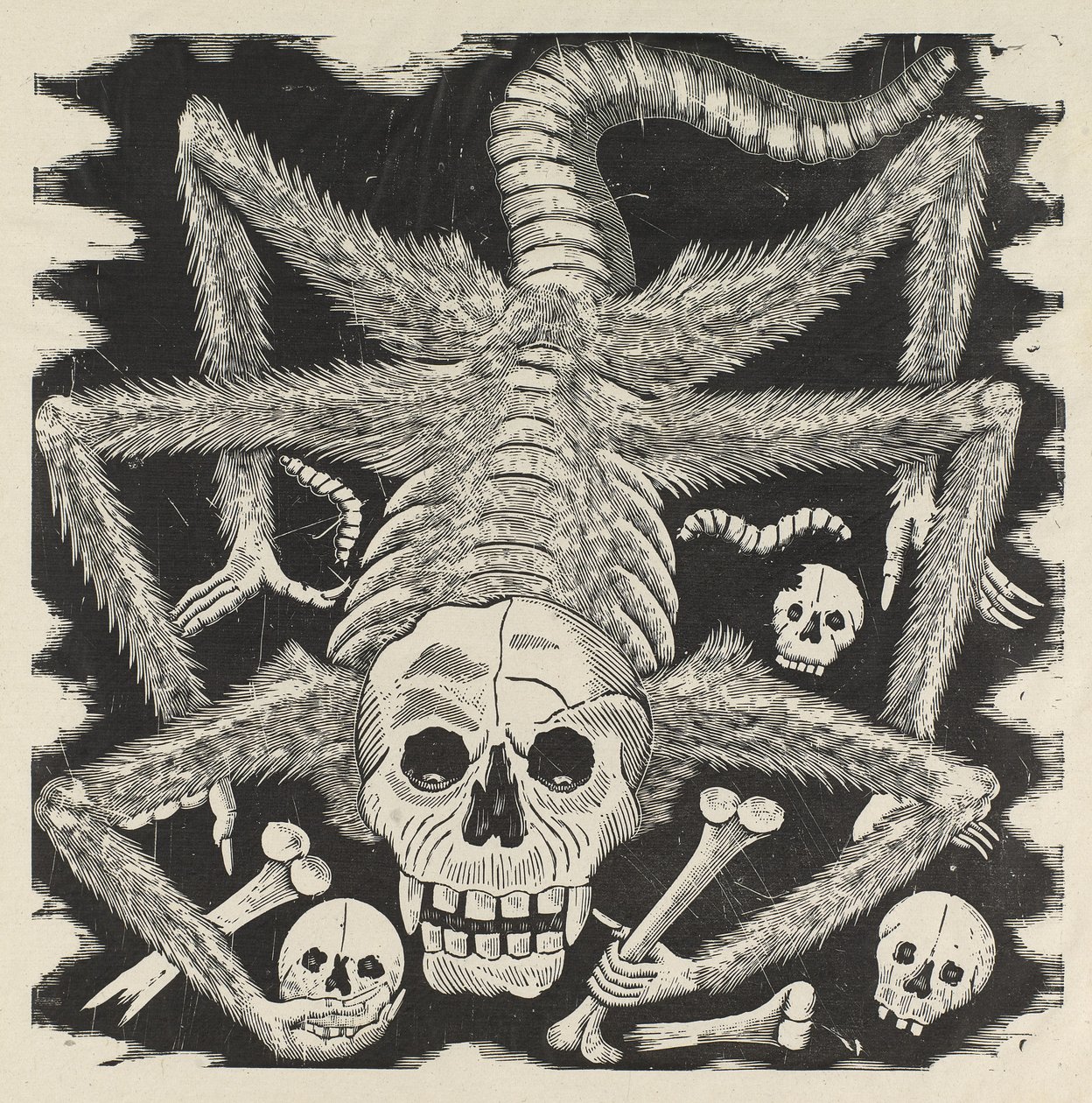 Calavera Huertista, c.1914, printed 1930 by José Guadalupe Posada