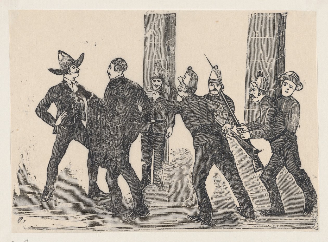 Execution of Jesus Bruno Martinez, 1892 by José Guadalupe Posada