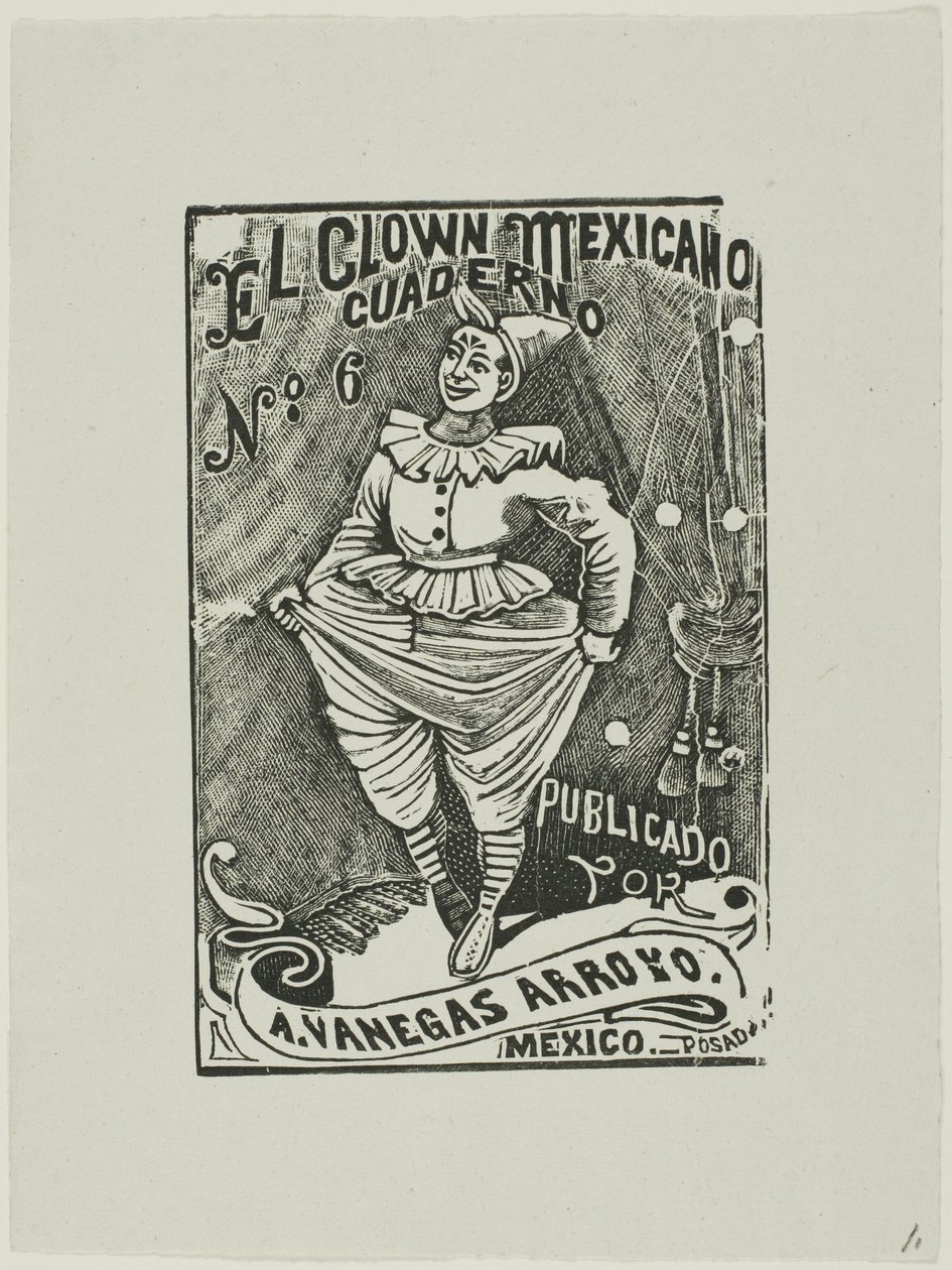 Mexican Clown, No. 6 by José Guadalupe Posada