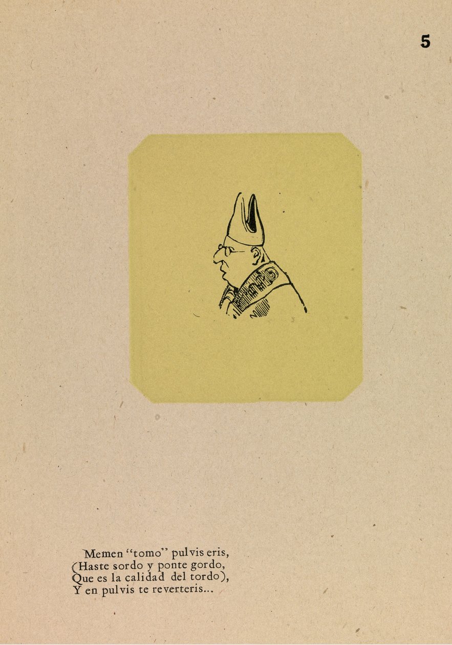 The Bishop by José Guadalupe Posada