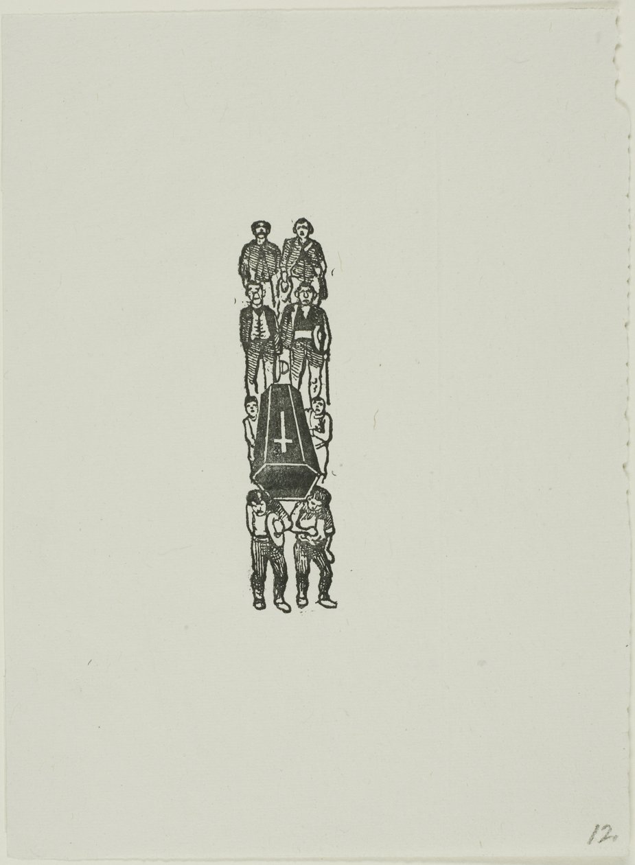 The Burial by José Guadalupe Posada