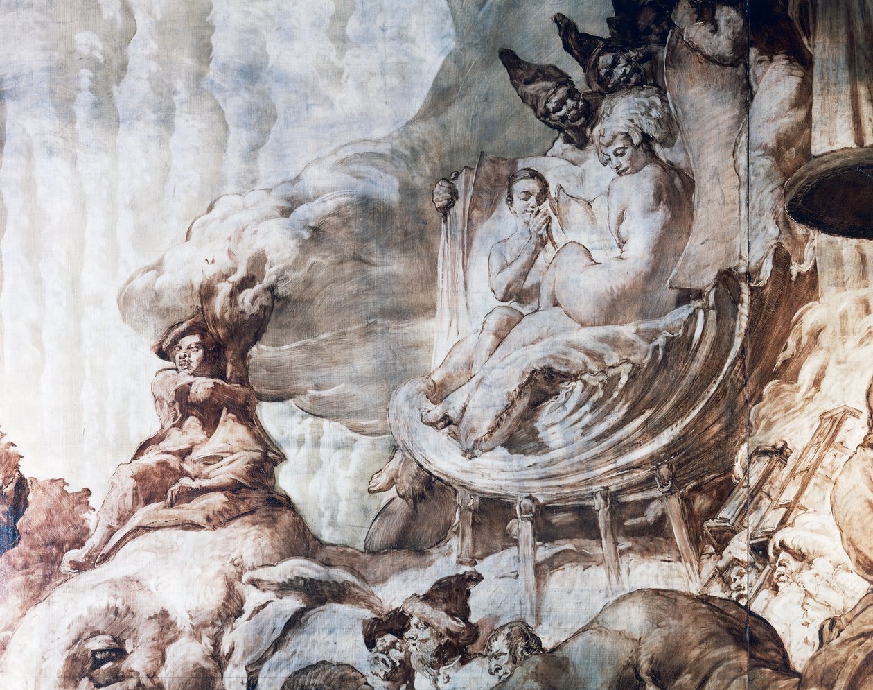 Decoration in the Ballroom of Hotel Wandel in Paris by José María Sert
