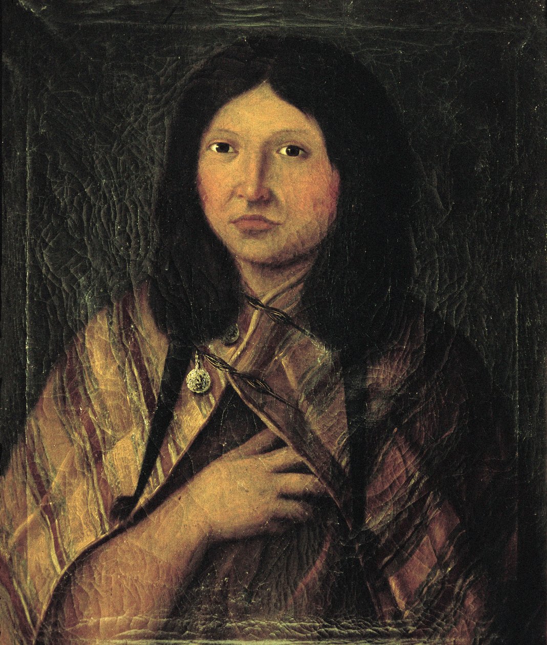 Portrait of an Indian Woman from Patagonia by José del Pozo
