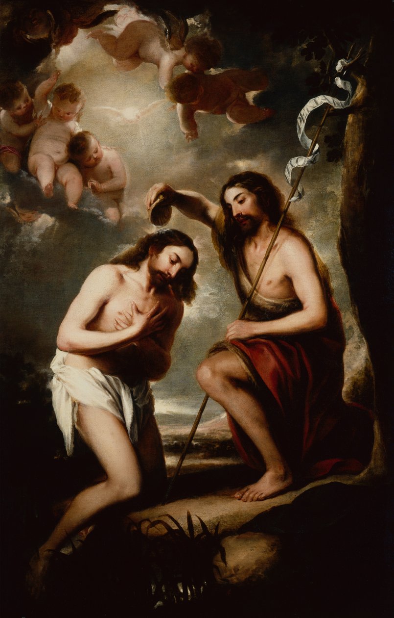 The Baptism of Christ by José Antolínez