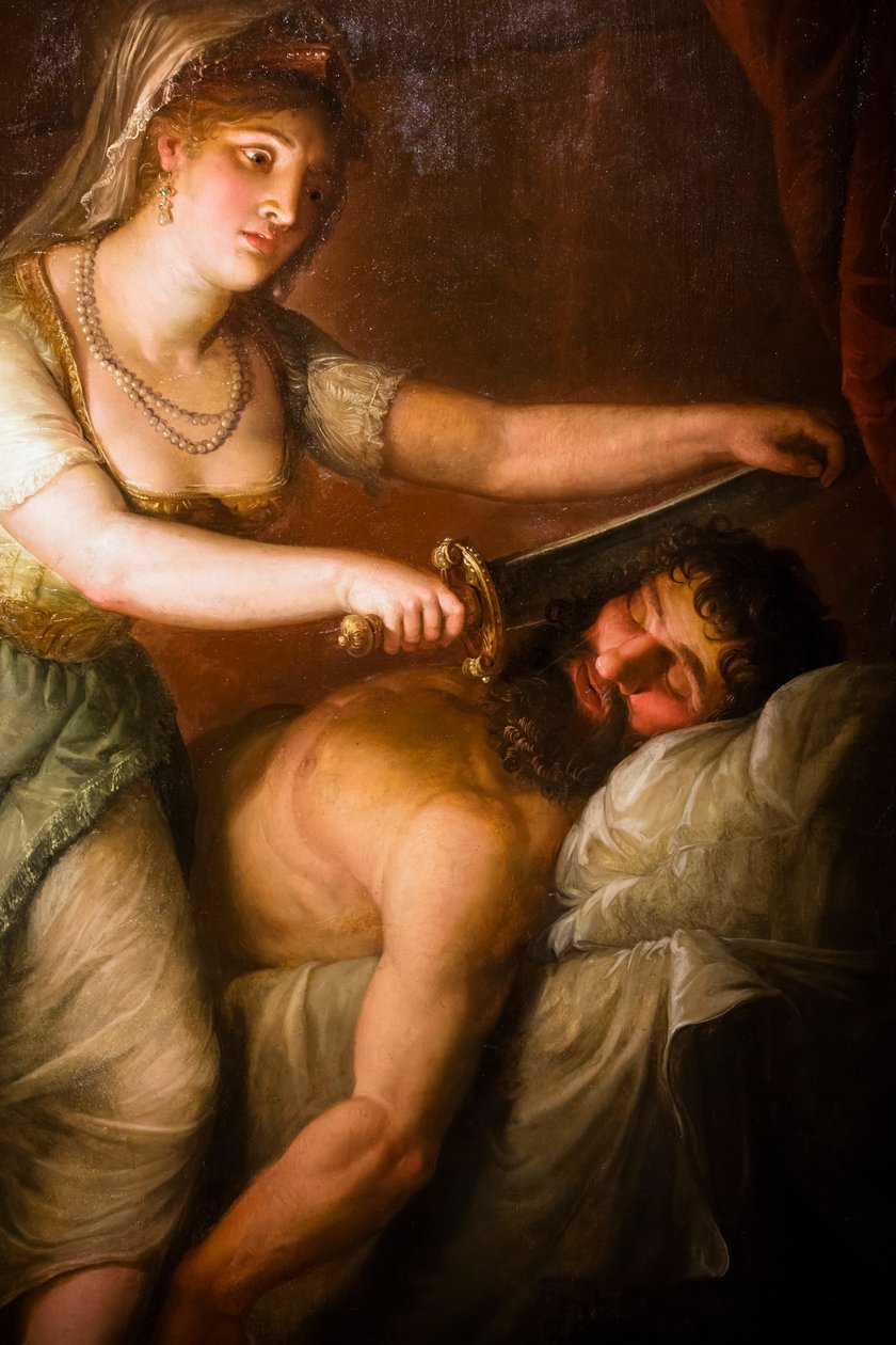 Judith and Holofernes (detail) by Jose Bernat Flaugier