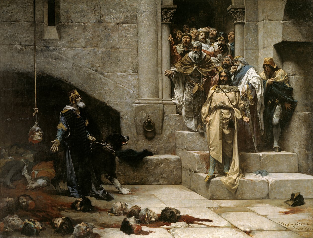 The Bell of Huesca by Jose Casado del Alisal
