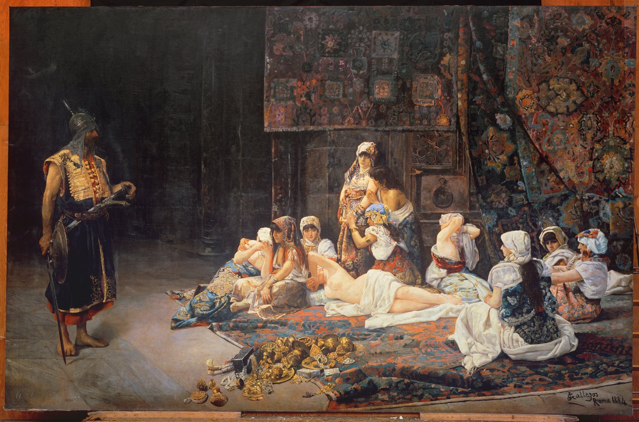 In the Harem by Jose Gallegos Arnosa