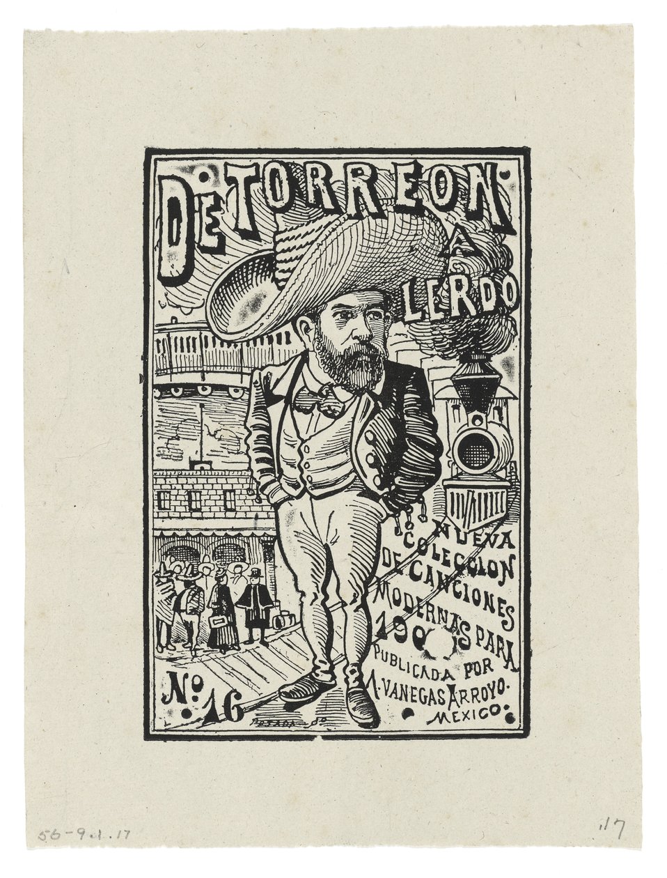 De Torreón a Lerdo, c.1905, printed 1942 by José Guadalupe Posada