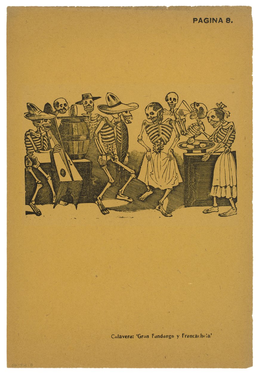 The Jarabe from Beyond the Grave by José Guadalupe Posada