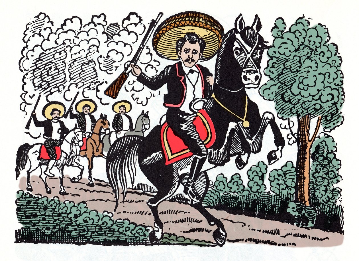 The Mexican Revolution (1910-1920) (Xylography by Jose Guadalupe Posada) by José Guadalupe Posada