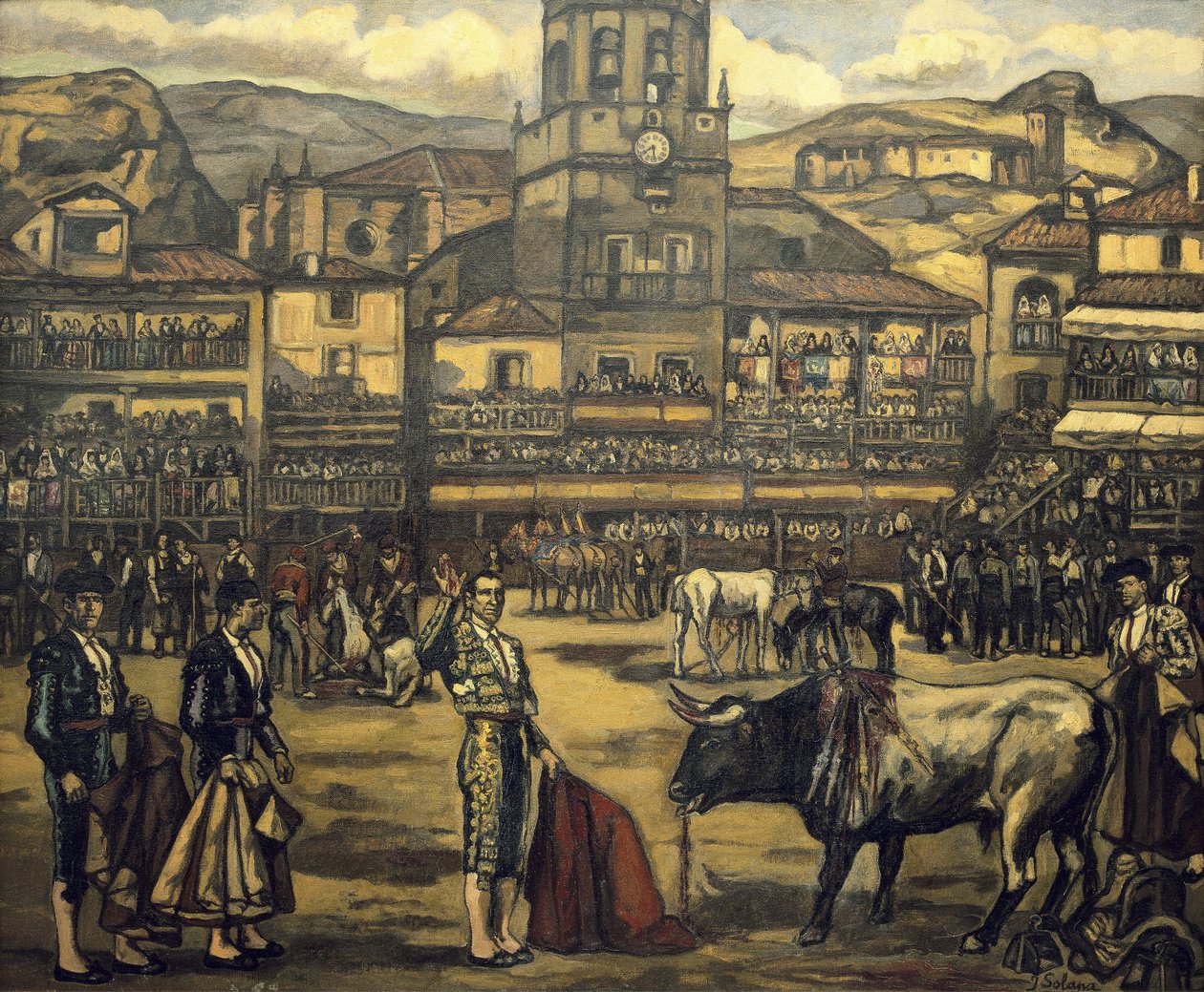 Bull Fighting in Ronda by Jose Gutierrez Solana