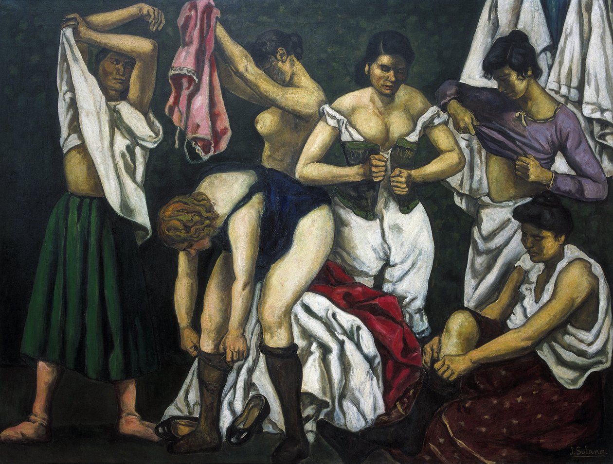 Women Undressing by Jose Gutierrez Solana
