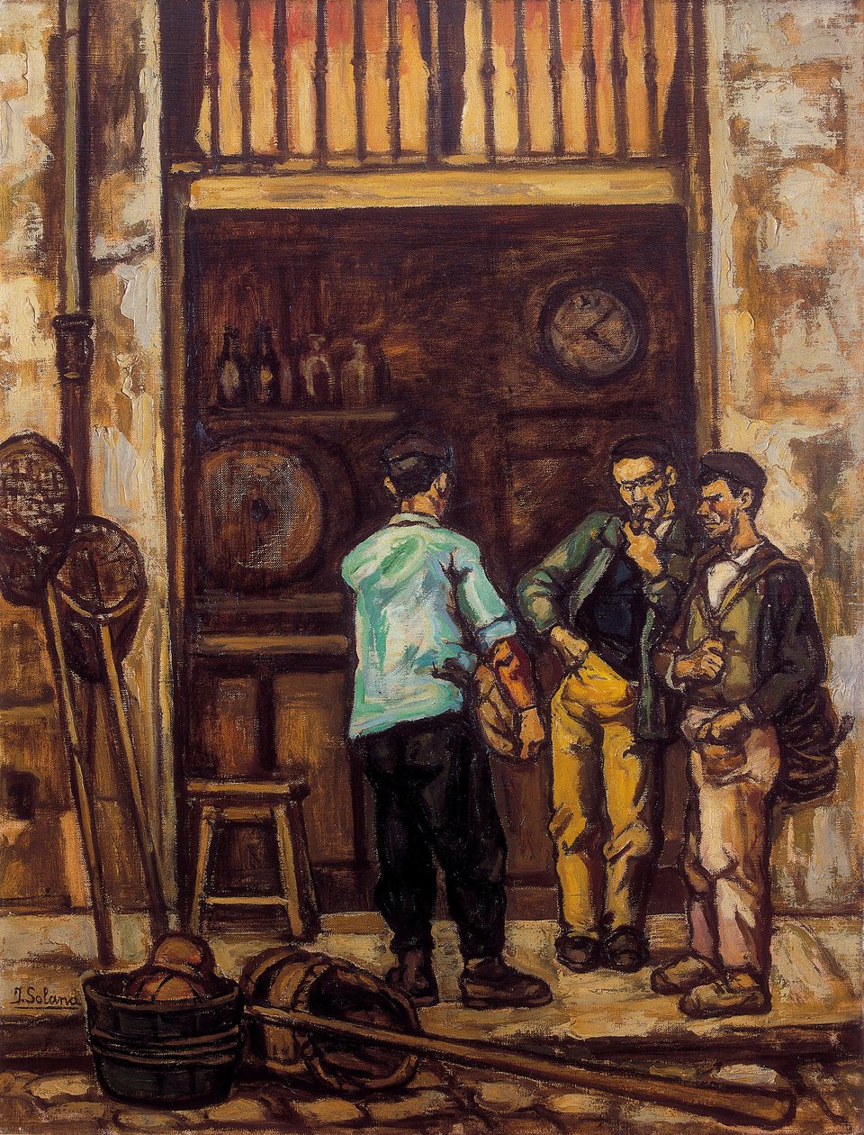 The Tavern of Santander, 1944-1945 by Jose Gutierrez Solana