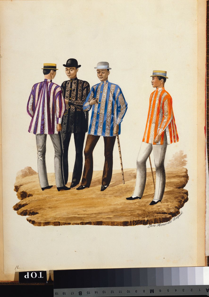 Manila and its Environs: Mestizos Going to the Fiesta by Jose Honorato Lozano