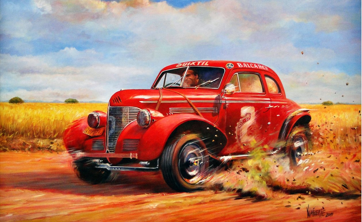 Juan Manuel Fangio Formula One World Championship by Jose Maria Villafuerte