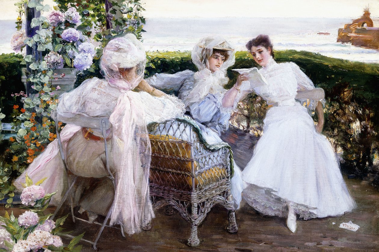 The Letter, c.1903-1910 by Jose Villegas Cordero