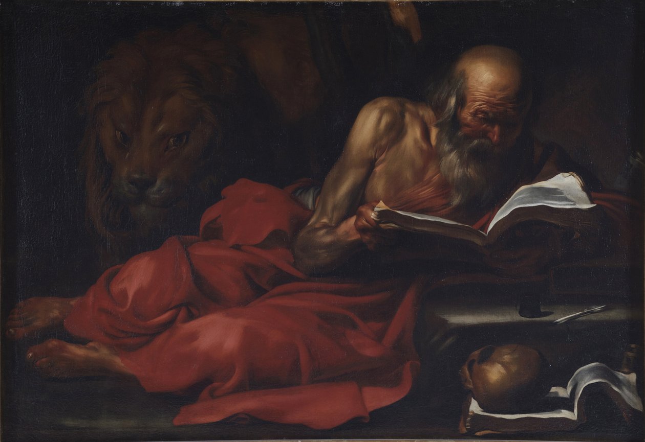 Saint Jerome by Jusepe de Ribera