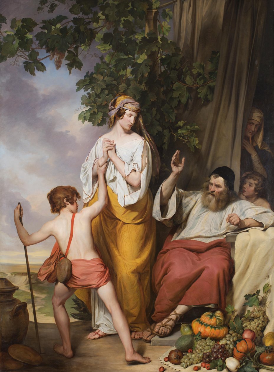 Abraham Expels Hagar and Ishmael by Josef Danhauser