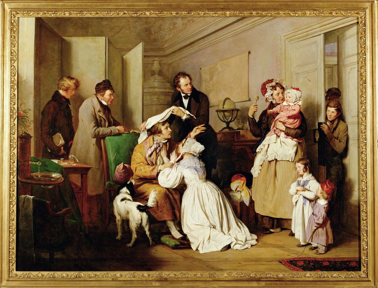 The Ophthalmologist by Josef Danhauser