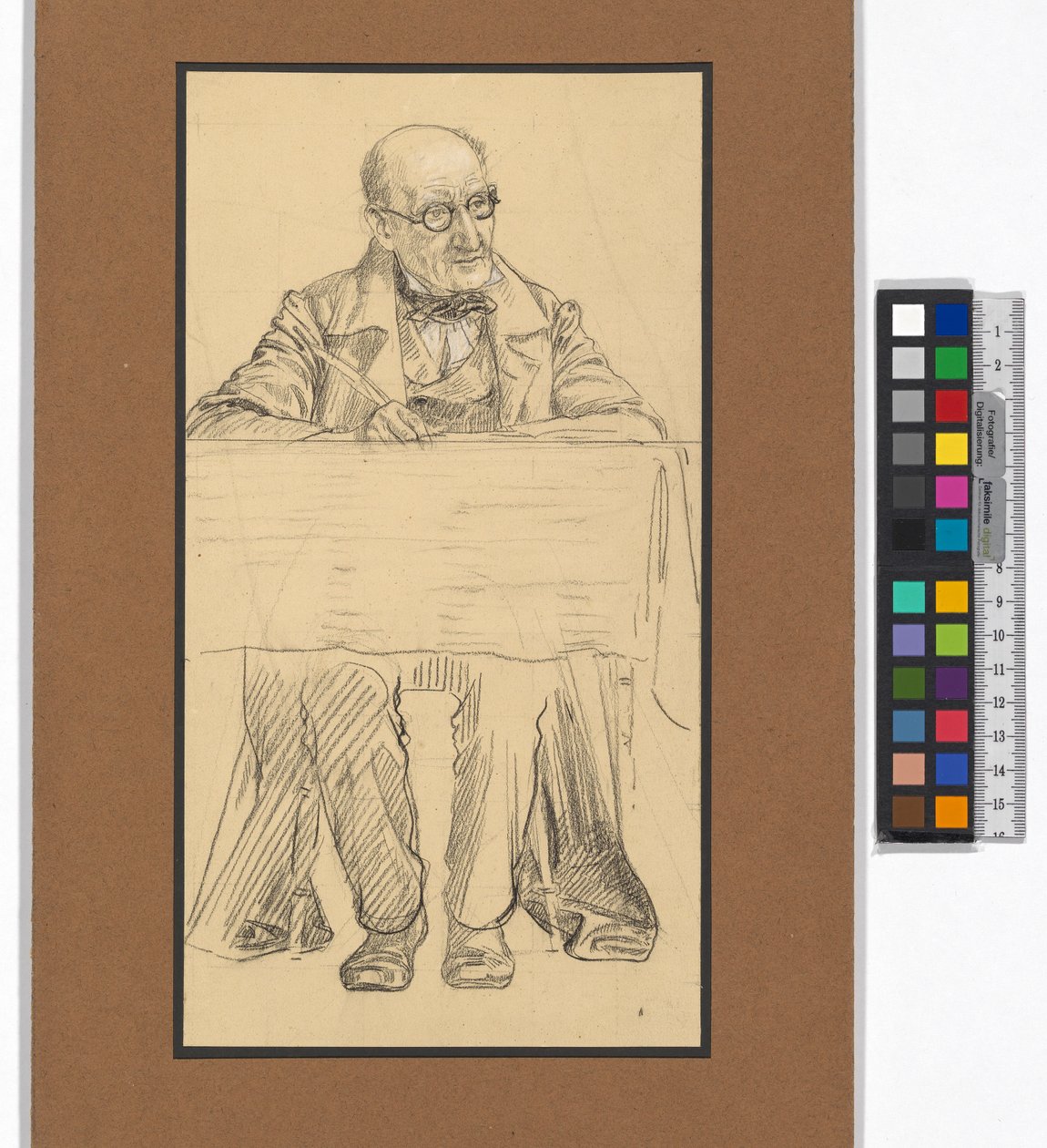 Bound Fantasy (Study for the Ferdinand Raimund Cycle (The Bound Fantasy) in Schloss Kogl, Attergau) by Josef Engelhart