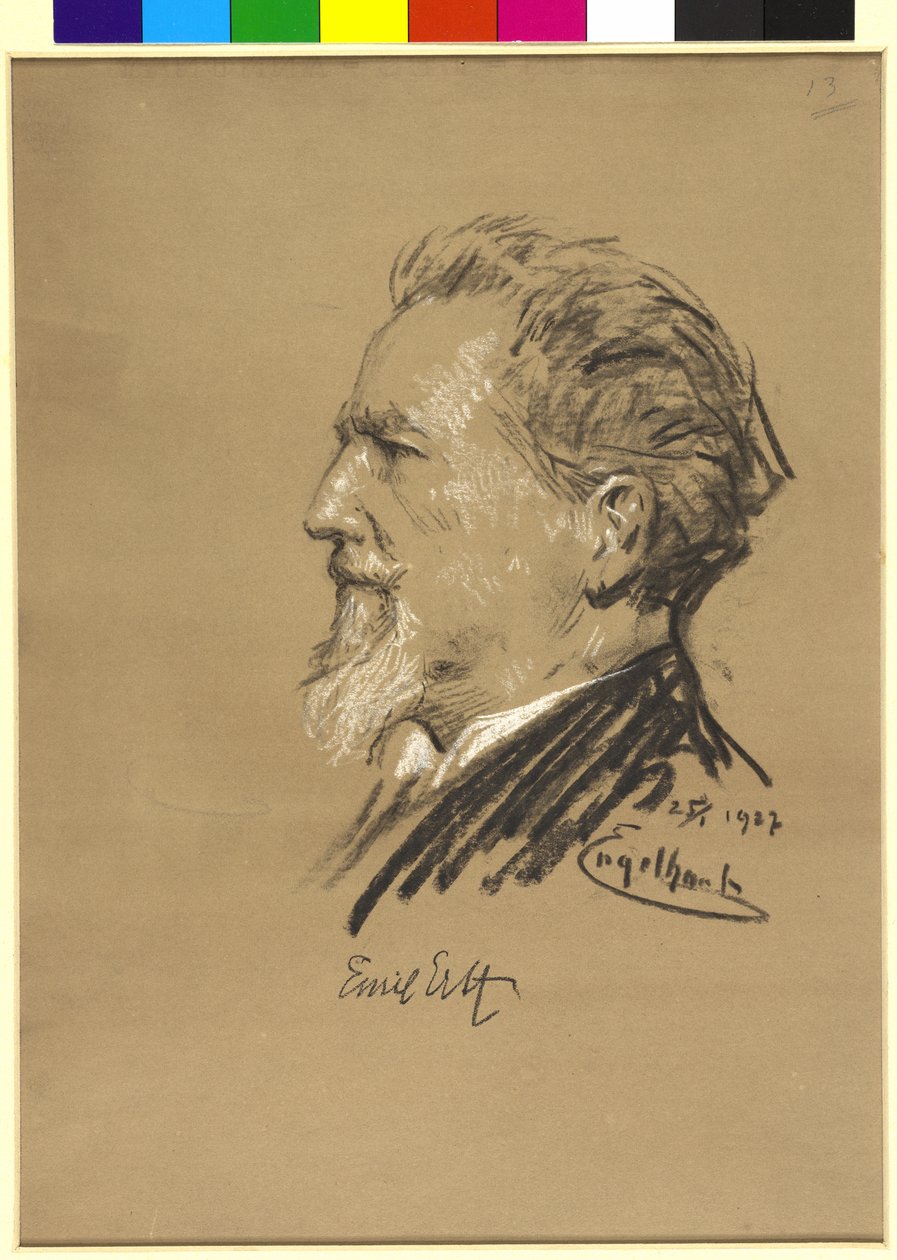 Picture of Emil Ertl, 1889 by Josef Engelhart