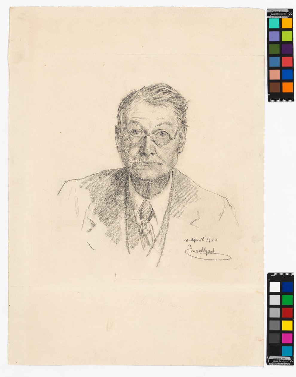 Self-Portrait Josef Engelhart by Josef Engelhart